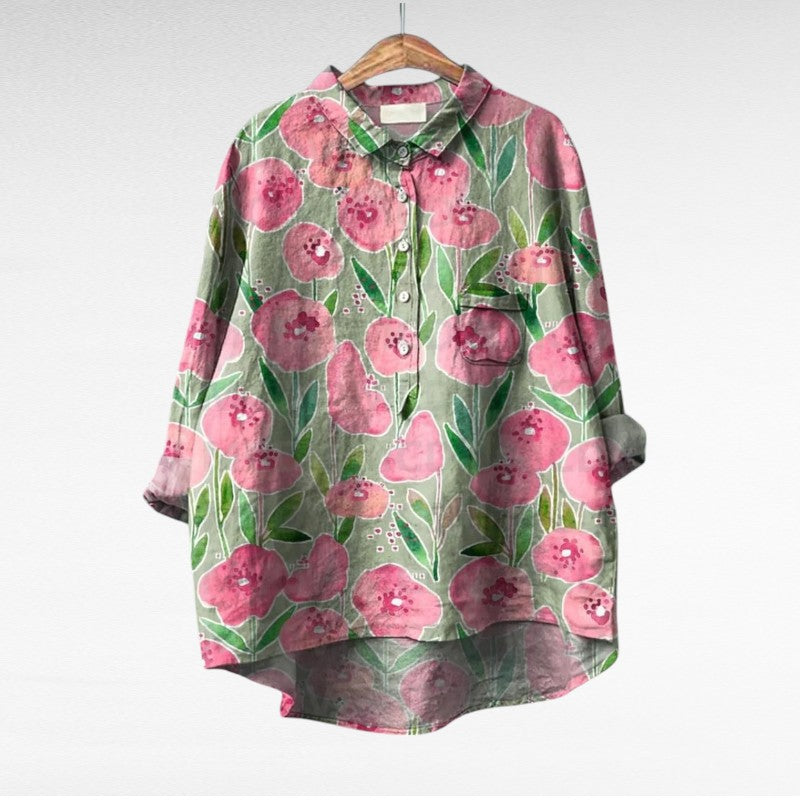 Emily | Elegante blusa veraniega vaporosa