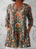 Celine | Blusa larga con escote en V