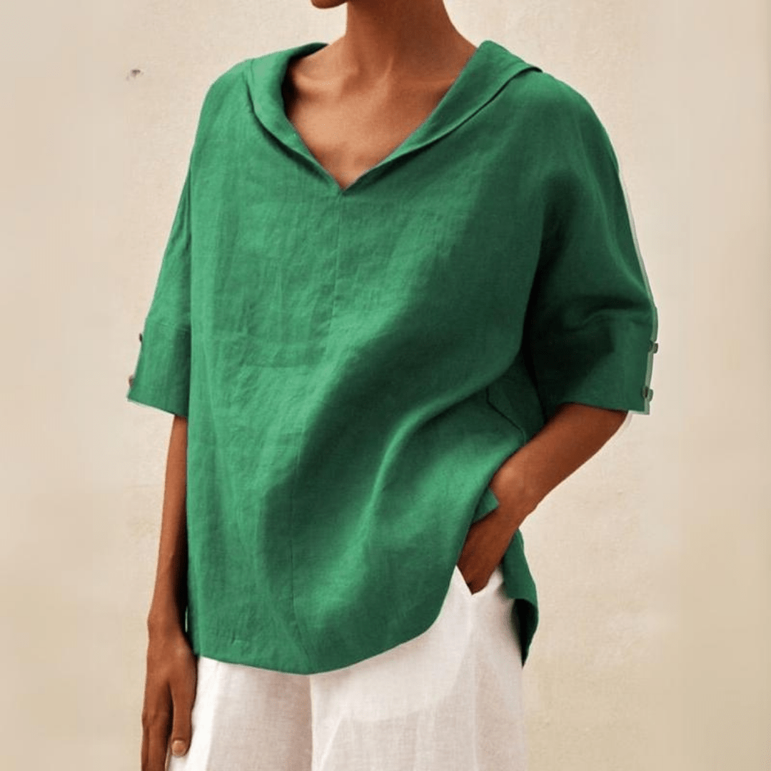 Marie | Camisa extragrande Brisa Costera