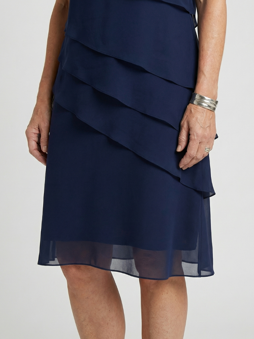 Orson | Vestido de contorno suave hasta la rodilla