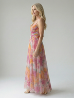 Isel | Vestido maxi suave com trespasse