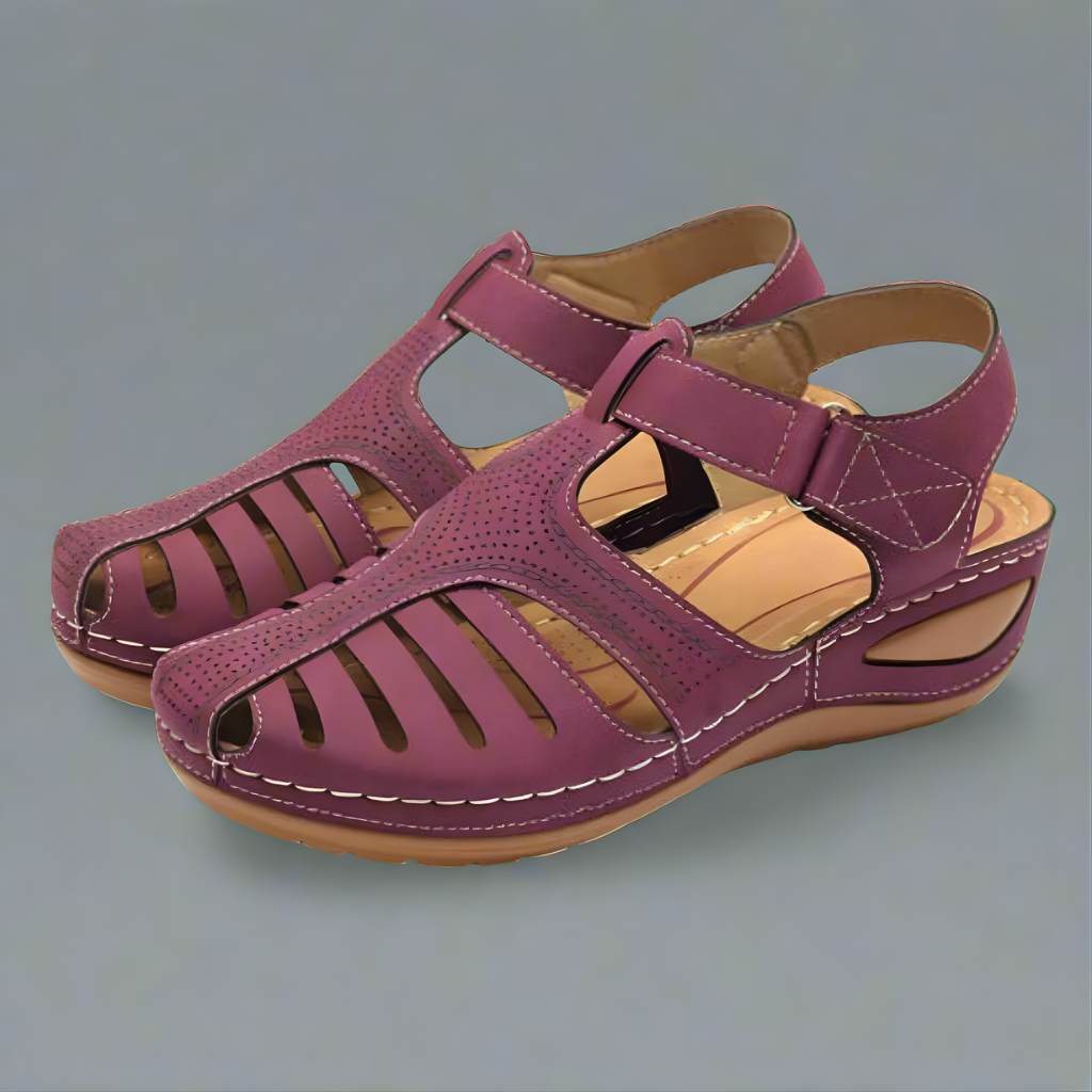 Glinda - Sandalias para caminar de ajuste seguro