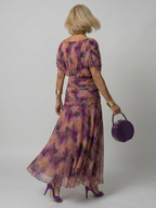 Calen | Vestido fluido midi ombro a ombro