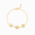 Birth Flowers Bracelet-Meaningful Family Jewelry