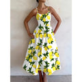 Cressida | Vestido midi Huerto de limones