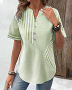 Lila | Blusa listrada macia