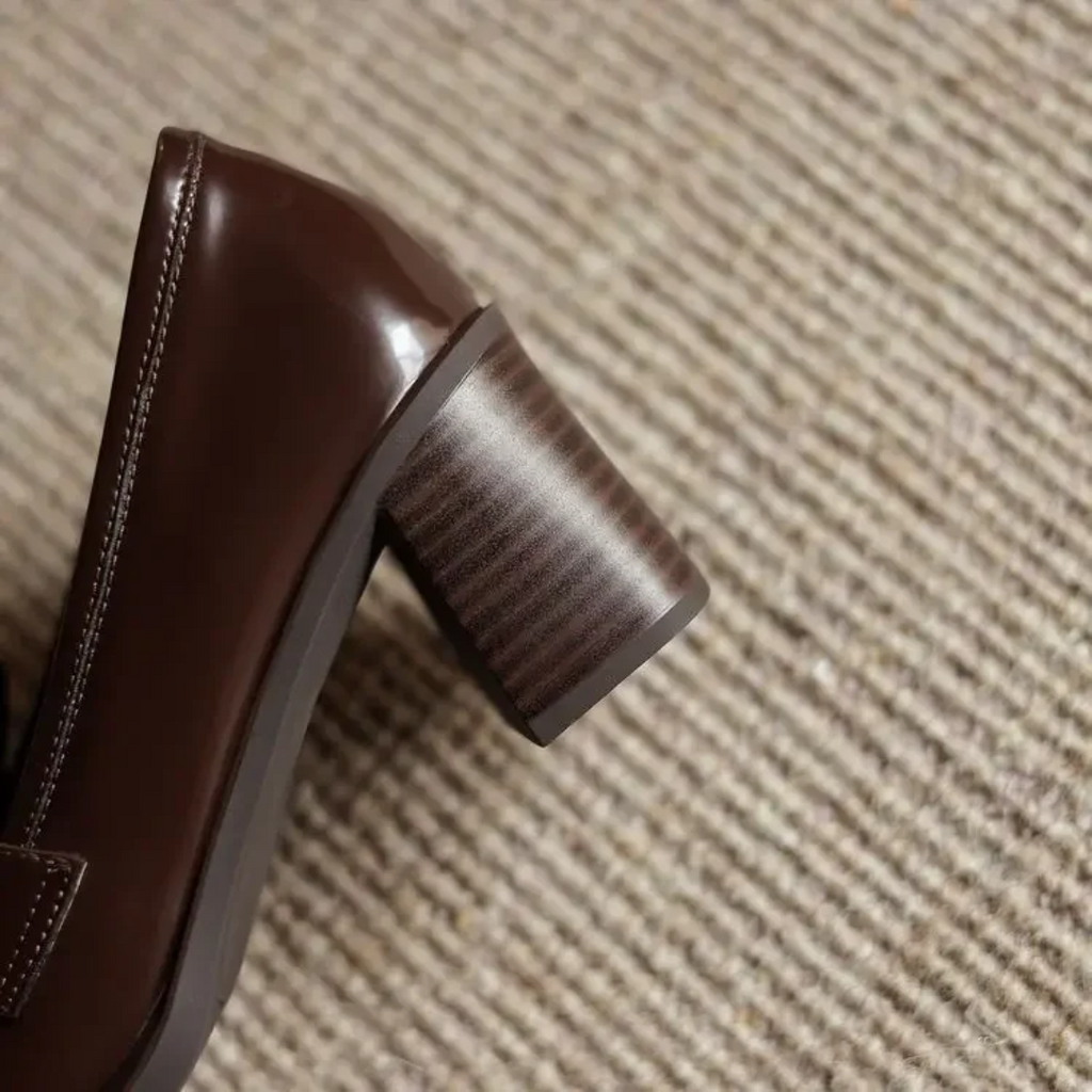 Sapatos de salto tipo mocassim Dorothy