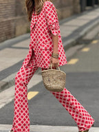 Conjunto de duas peças estampado Sofia