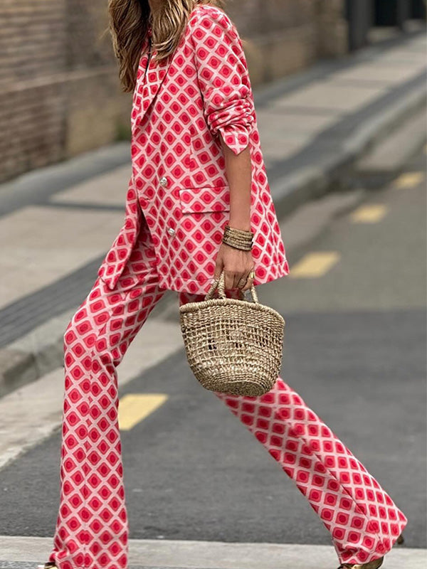 Conjunto de duas peças estampado Sofia
