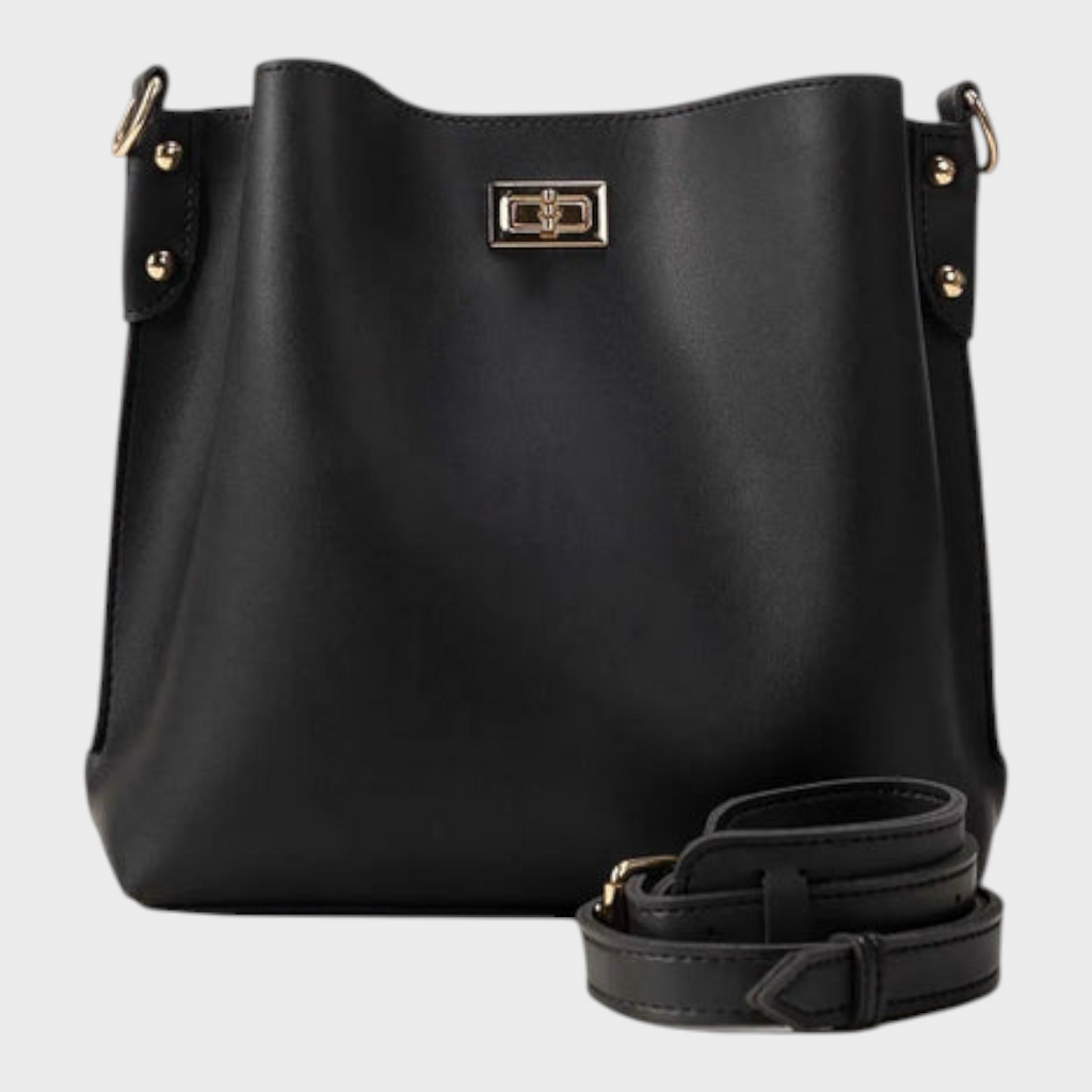 Quennie | Black Bucket Bag IBS-BKB25-002