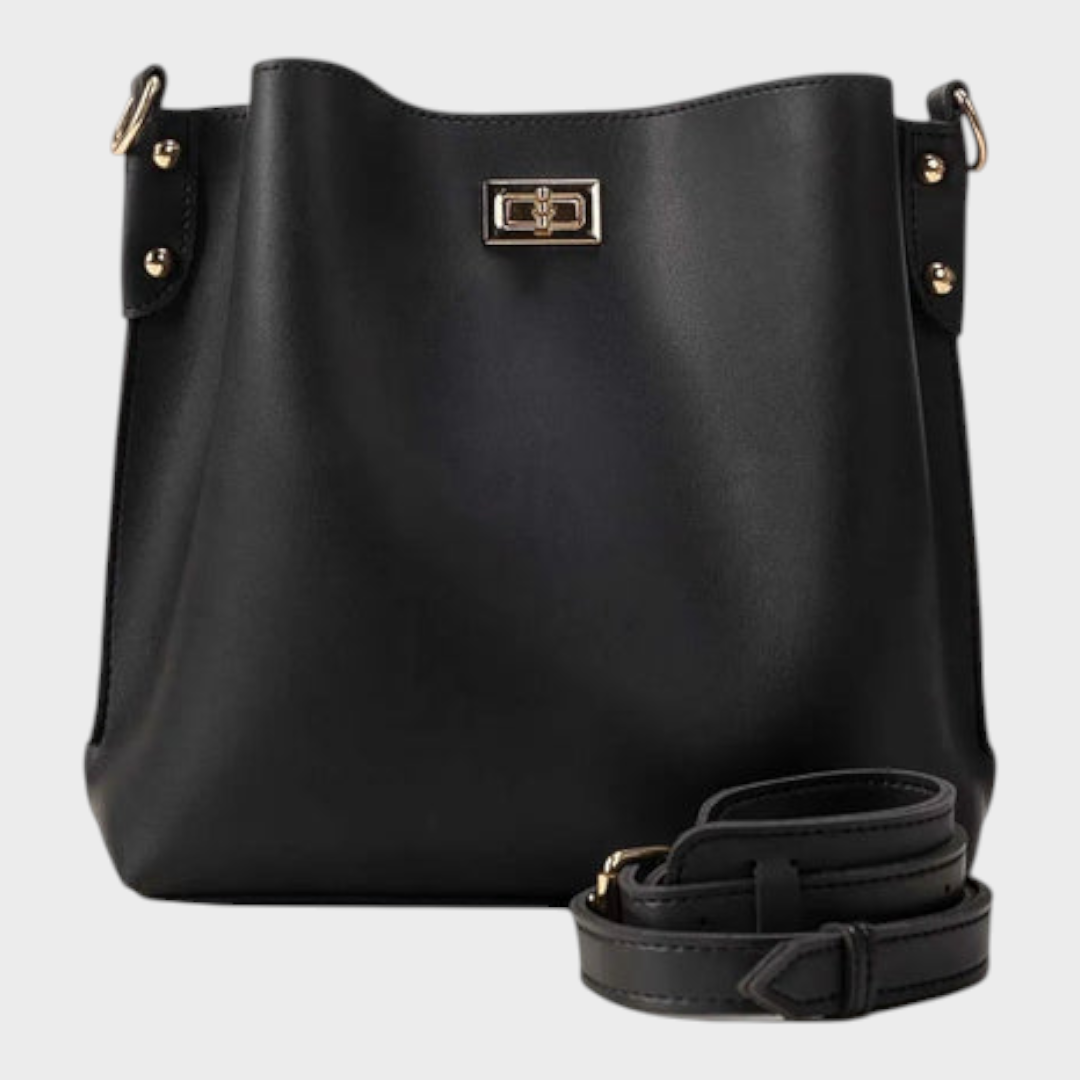 Quennie | Black Bucket Bag IBS-BKB25-002