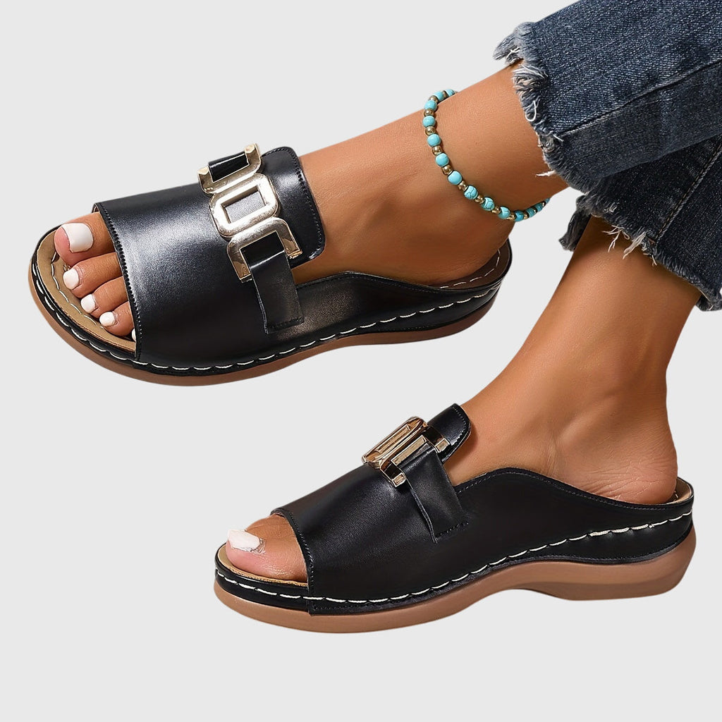 Kathryn - Sandalias cómodas con hebilla ajustable
