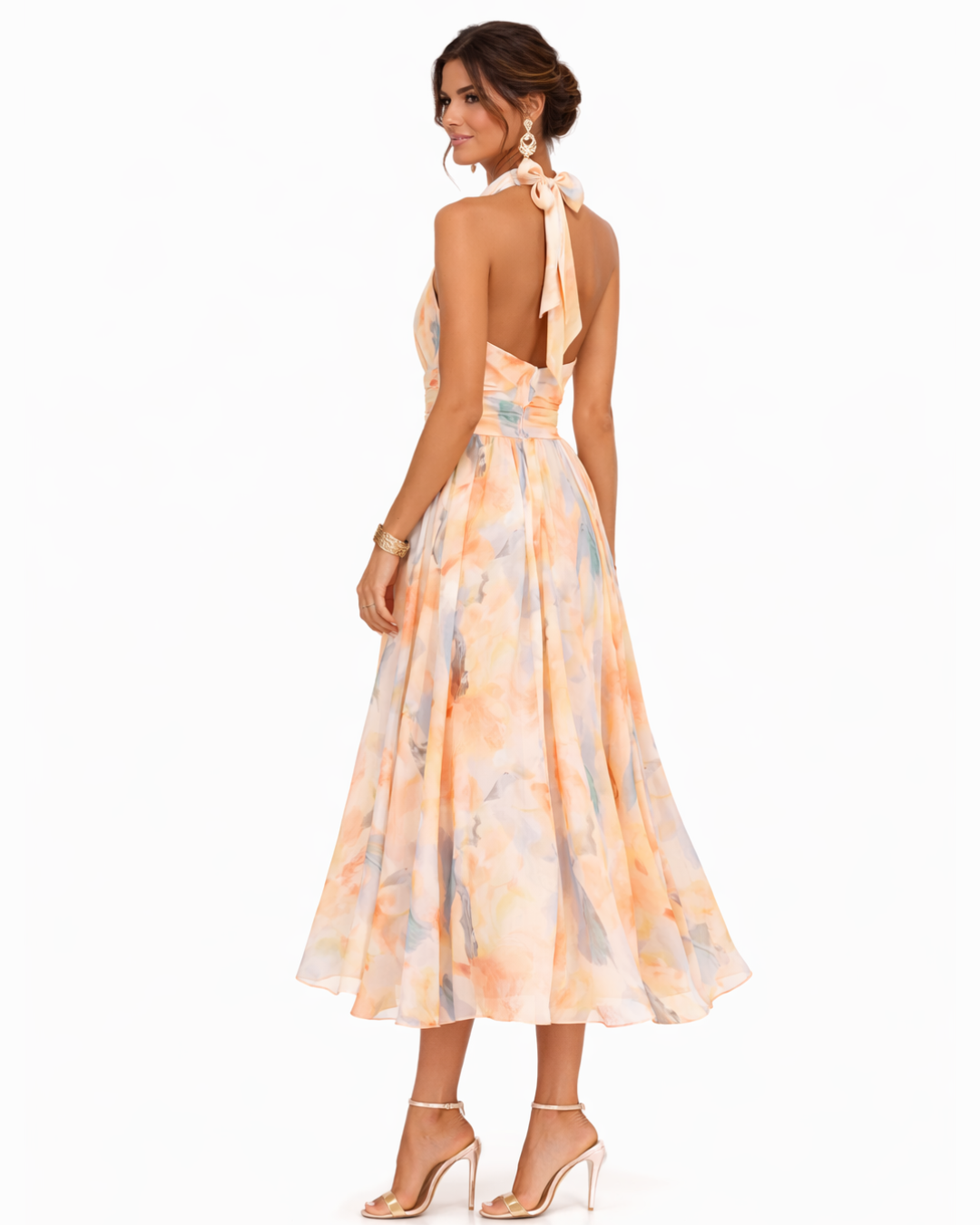 Aurora | Vestido com gola frente única