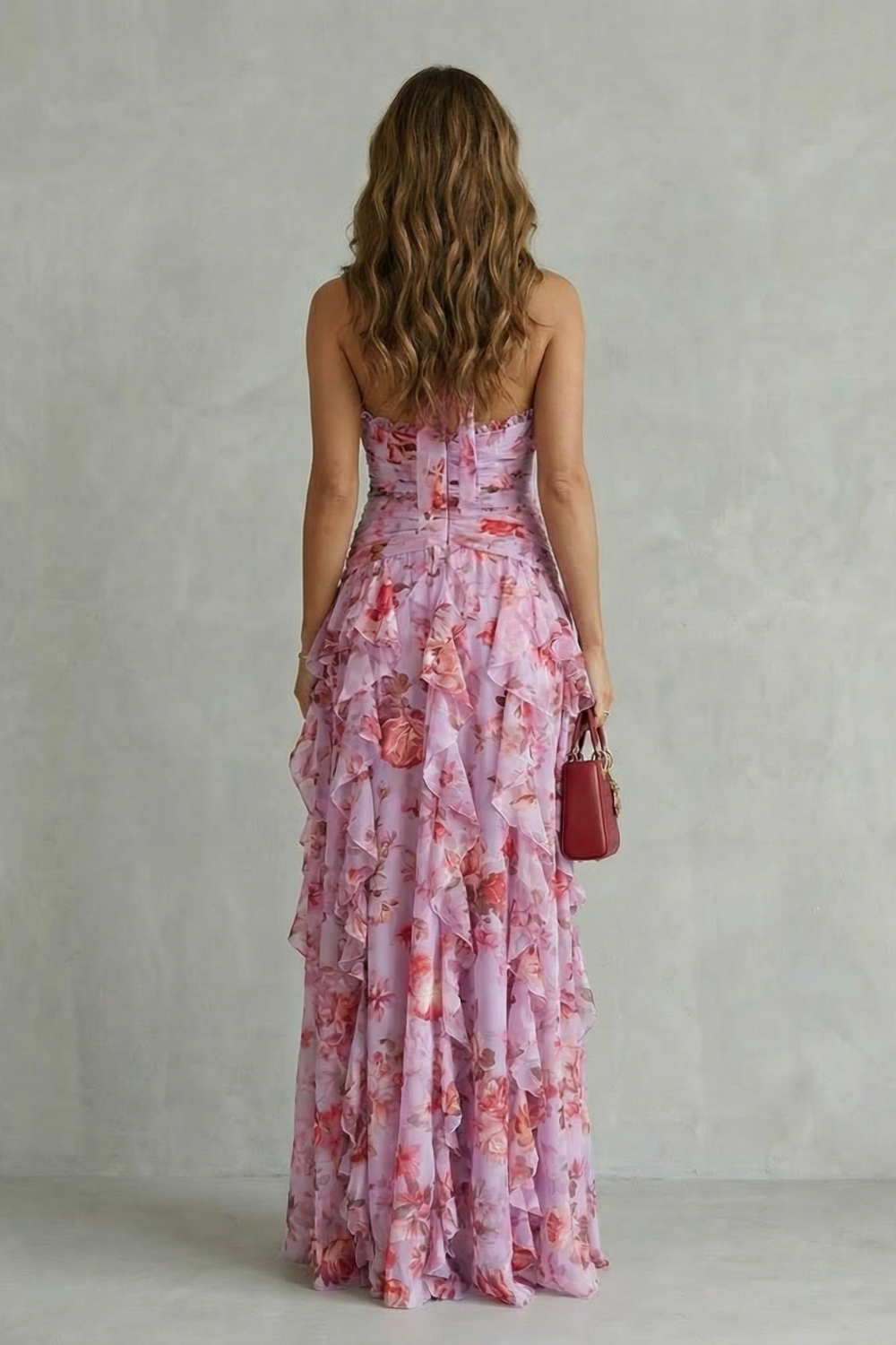 Bella | Vestido longo com gola halter