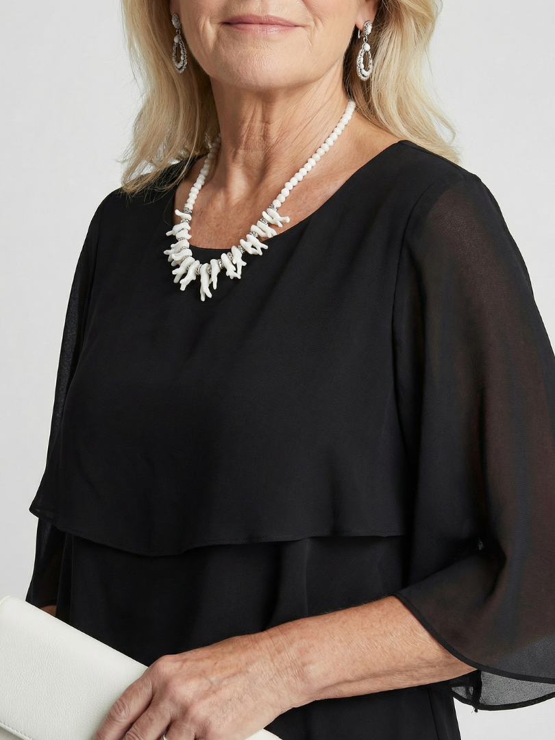 Brent | Vestido midi em camadas
