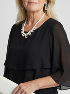 Brent | Vestido midi em camadas