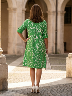 Vestido Avanique | con estampado abstracto