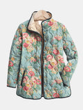 Elara | Jaqueta matelassê com estampa floral