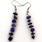 Boho Colorful Natural Gemstone Drop Earrings