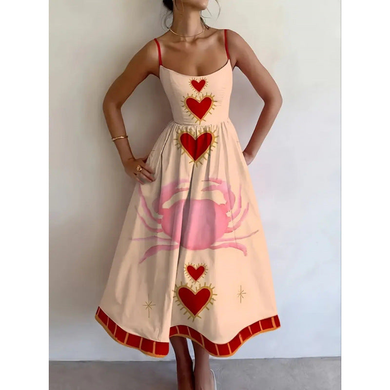 Marlowyn | Vestido midi Maré de coração