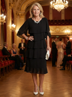 Brent | Vestido midi em camadas