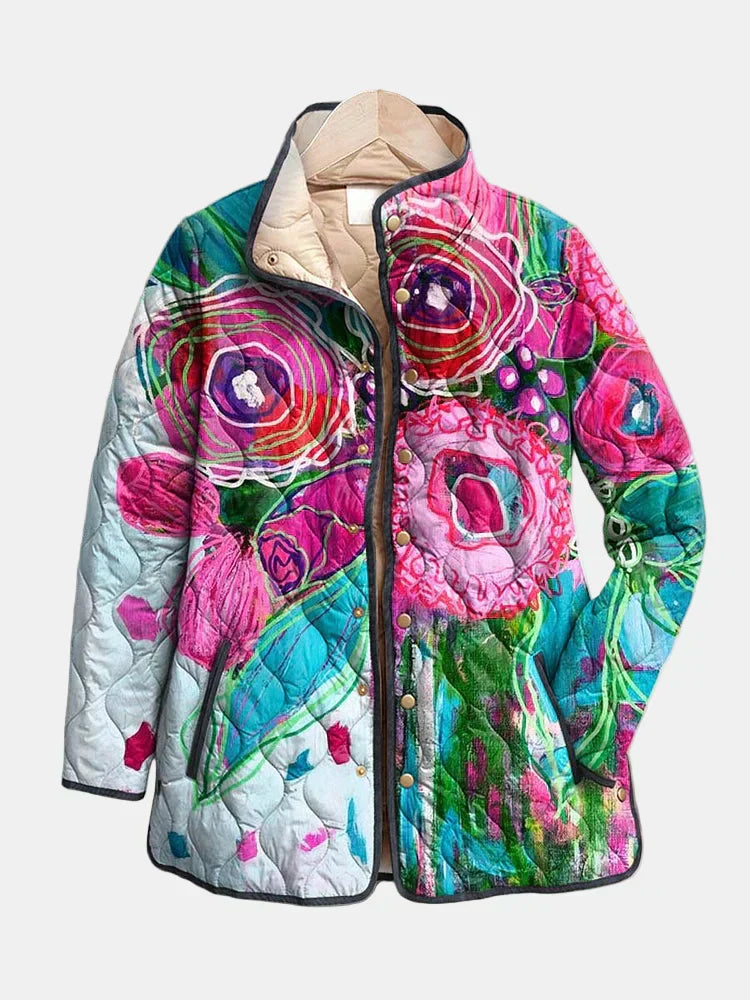 Arianne | Casaco elegante com padrão floral