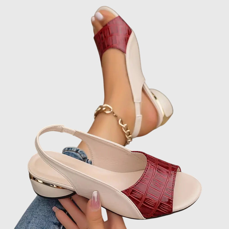 Whitney | Elegant Leather Sandals