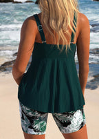 Edith - Elegante conjunto de tankini y pantalón corto