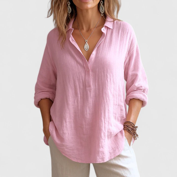 Franzina | Blusa confortável de linho
