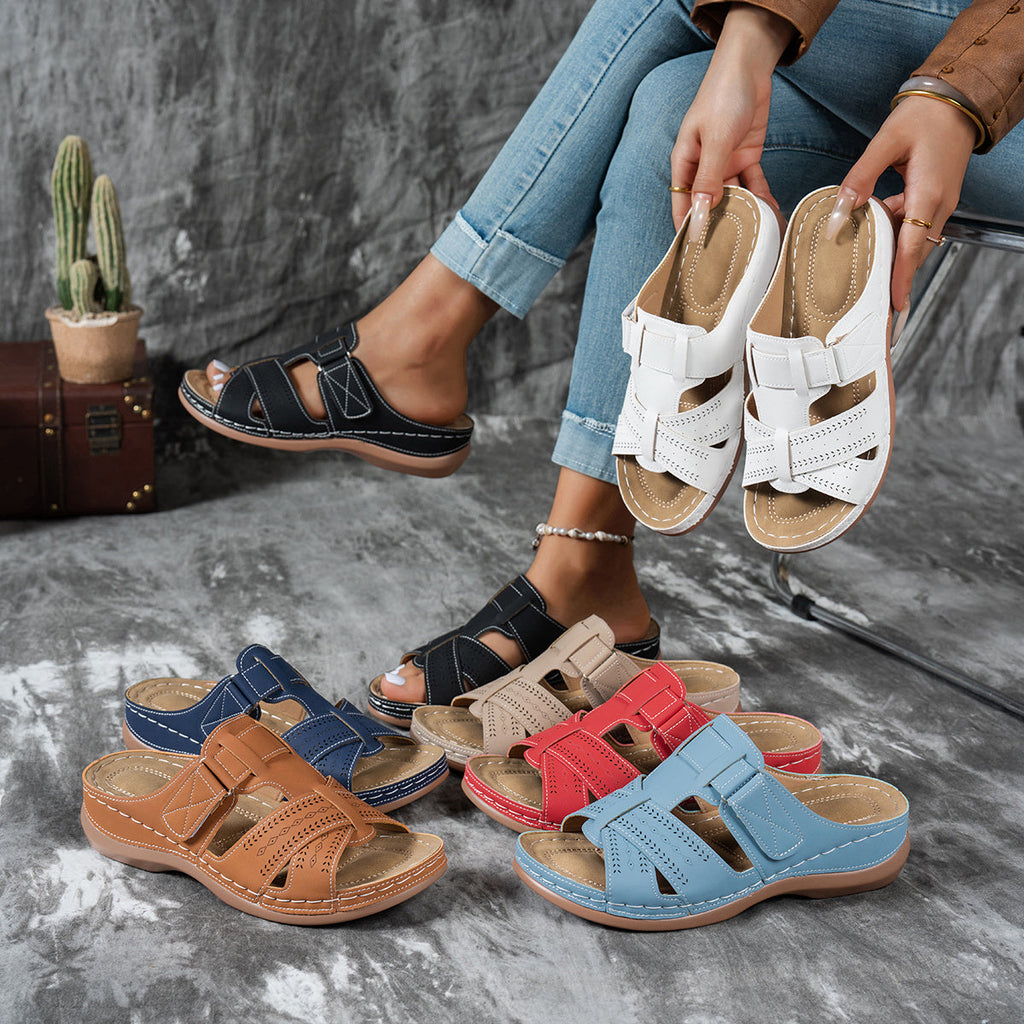Olivia - Sandalias ortopédicas de suela gruesa