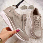 Gabri | Women Zip Up Contoured Sneakers