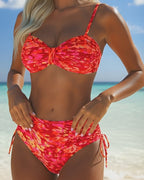 Audrey - Conjunto de bikini con estampado colorido