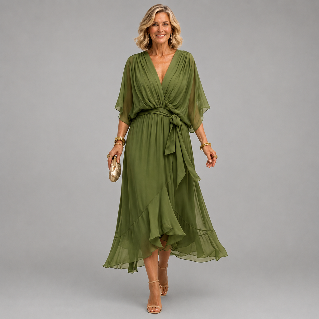Monica | Vestido com decote V