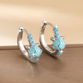 Turquoise Turtle Stud Earrings