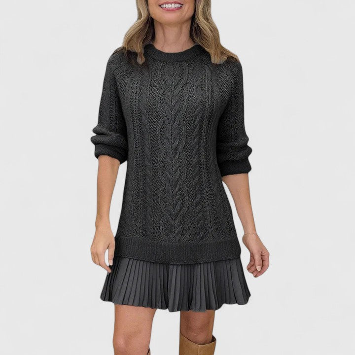 Ashlyndora | Vestido elegante de suéter