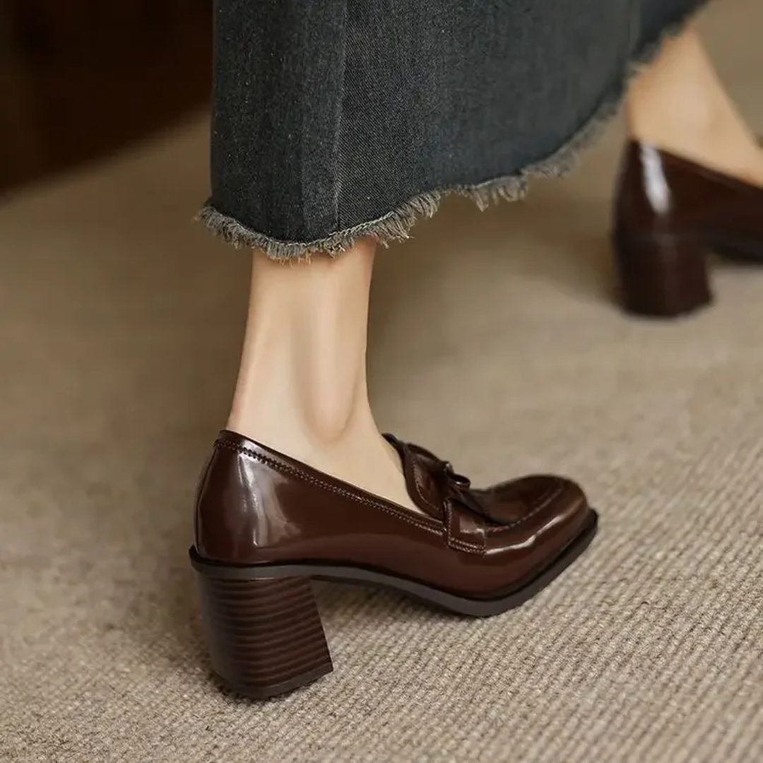 Sapatos de salto tipo mocassim Dorothy