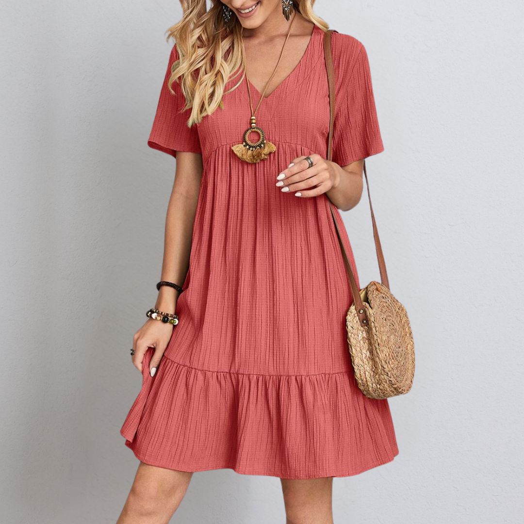 Annemarie - Elegant Dress with Belly Coverage