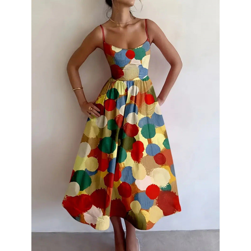 Brindley | Vestido midi Alegria pintada