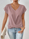 Cleo | Camiseta casual com decote coração