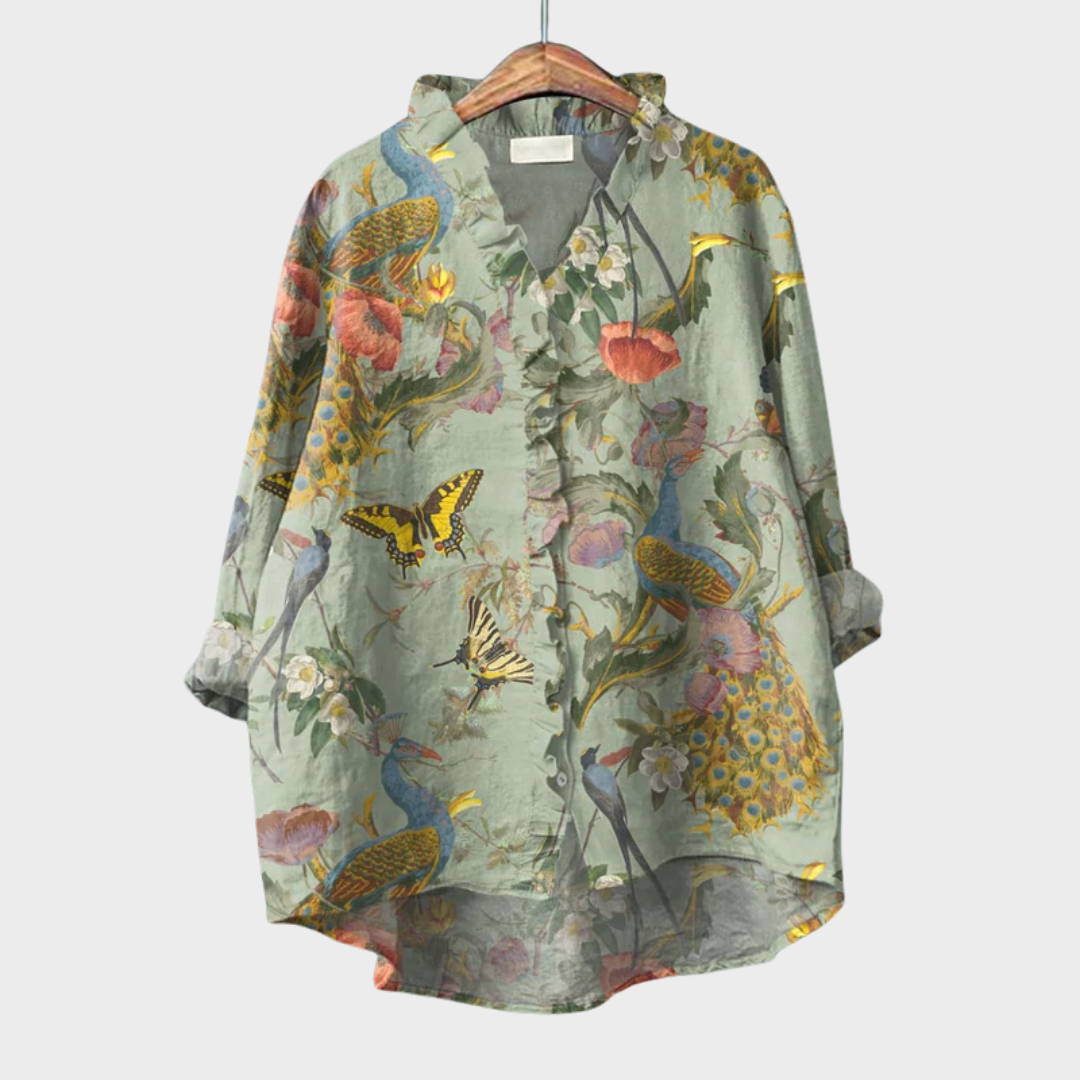 Sarah | Blusa de verão elegante e arejada
