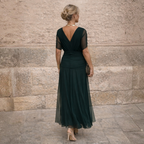 Lydia | Vestido largo con hombros descubiertos