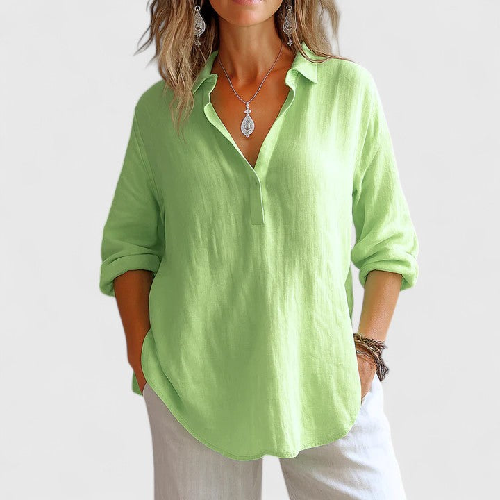 Franzina | Blusa confortável de linho