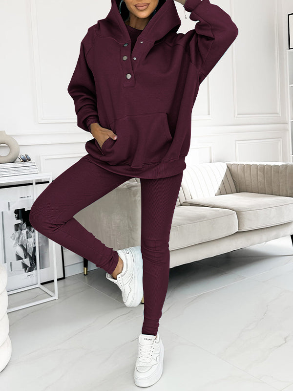 Conjunto de sudadera de tres piezas Sophie