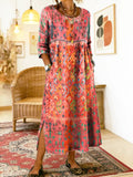 Francisca | Vestido estampado elegante