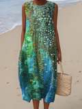Vestido midi Zara Reef