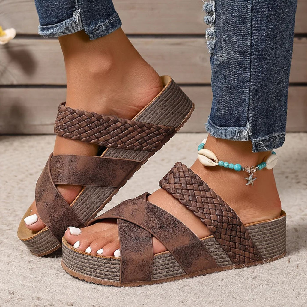 Abigail | Sandalias ortopédicas de cuero cómodas