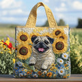 Patitas Soleadas | Bolsa tote acolchada artesanal