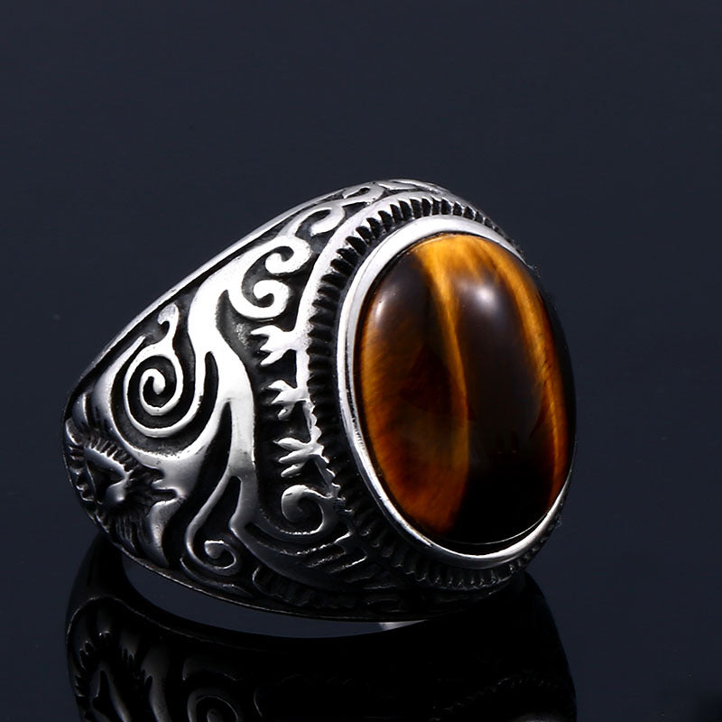 Anillo tipo brazalete bohemio trenzado con baño de plata de ley