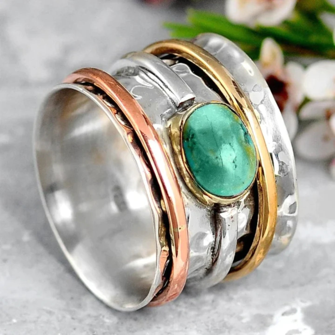 Coco - Anillo vintage de turquesa