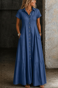 Mandy | Vestido vaquero largo